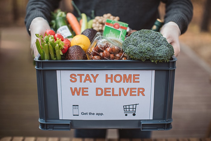 Stay home we deliver